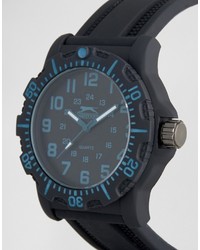 Slazenger Black Watch With Blue Markings
