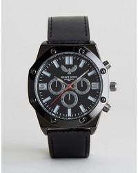 Brave Soul Black Watch With Imitation Inner Dials