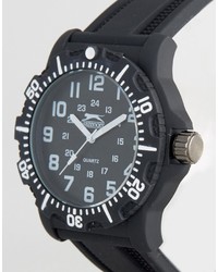 Slazenger Black Watch With White Markings