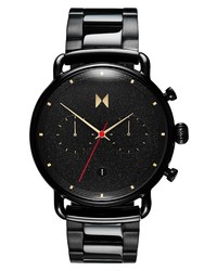 MVMT Blacktop Caviar Chronograph Bracelet Watch