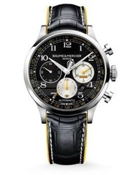 Baume & Mercier Capeland Shelby Cobra 10282 Limited Edition Stainless Steel Alligator Strap Watch