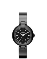 DKNY Black Ceramic Stainless Steel Watch