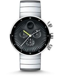 Movado Edge Chronograph Stainless Steel Bracelet Watch