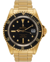 BAPE Gold Black Classic Type 1 Watch