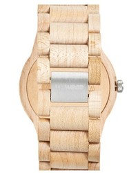 WeWood Kappa Multifunction Wood Bracelet Watch 46mm