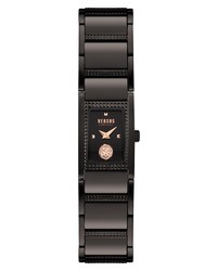 Versus Versace Laurel Canyon Bracelet Watch In Ip Black At Nordstrom