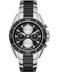 Michael Kors Michl Kors Jetmaster 45mm Stainless Steel Chronograph Watch