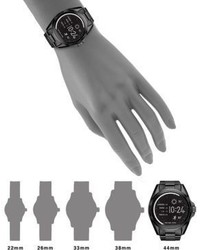 Michael Kors Michl Kors Michl Kors Access Bradshaw Black Ip Stainless Steel Touchscreen Smartwatch