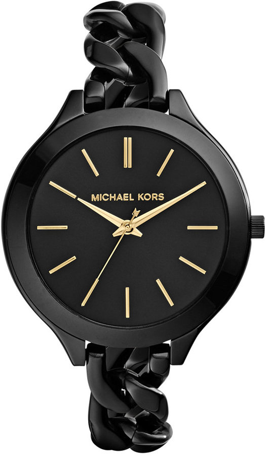 michael kors black watch