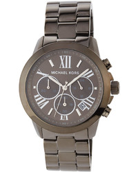 MICHAEL Michael Kors Michl Michl Kors Jet Set 40mm Chronograph Bracelet Watch Black