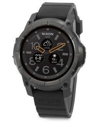 Nixon Mission Polycarbonate Silicone Strap Touchscreen Smartwatch