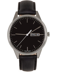 Uniform Wares Silver Black C40 Watch