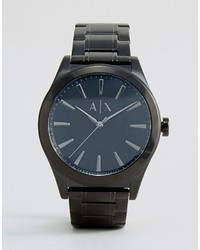 Armani Exchange Stainless Steel Watch In Black Ax2322