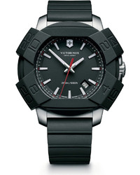 Victorinox Swiss Army Inox Rugged Watch With Protective Cover Black