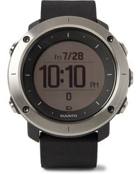 Suunto Traverse Gps Outdoor Exploration Stainless Steel And Silicone Watch