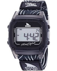 Freestyle Unisex 10019187 Shark Clip Digital Display Japanese Quartz Black Watch
