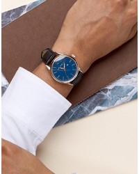 Bellfield Watch With Black Strap And Blue Dial
