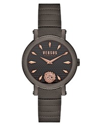 Versus Versace Weho Bracelet Watch In Ip Black At Nordstrom