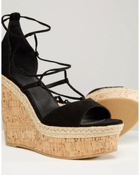 Asos Tammi Lace Up Wedge Sandals