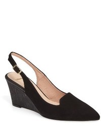 French Sole Water Slingback Wedge