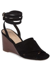 Topshop Whirl Cross Strap Wedge