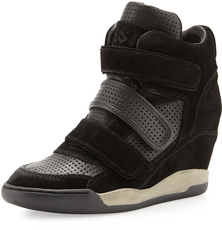 Ash Alex Bis Wedge Sneaker Black, $189 | Last Call by Neiman Marcus ...