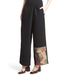 Awake Awake Patch Detail Wide Leg Pants