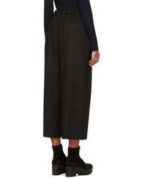 Enfold Black High Rise Wide Leg Trousers