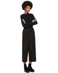 Enfold Black High Rise Wide Leg Trousers