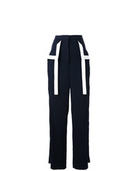 Dion Lee Contrast Stripe Palazzo Trousers
