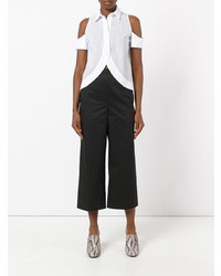 Lemaire Cropped Wide Leg Trousers