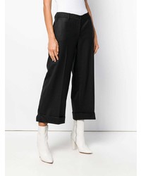 P.A.R.O.S.H. Cropped Wide Leg Trousers