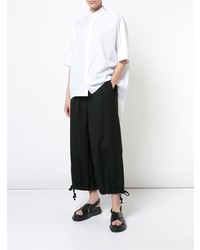 Y's Drawstring Palazzo Trousers
