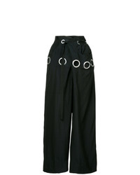 Yohji Yamamoto Vintage Eyelet Embellished Trousers
