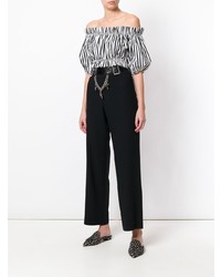 Chanel Vintage High Rise Wide Legged Trousers