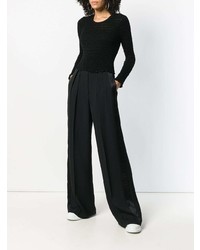 T by Alexander Wang High Waisted Flared Trousers