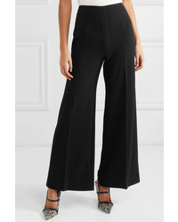 Emilia Wickstead Hulline Stretch Crepe Wide Leg Pants