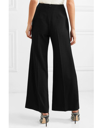 Emilia Wickstead Hulline Stretch Crepe Wide Leg Pants