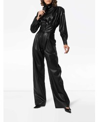 Materiel Matriel High Waisted Faux Leather Trousers