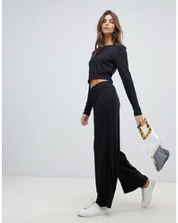 Vila Ribbed Co Ord Trousers