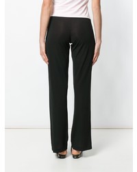 Le Tricot Perugia Sheer Wide Leg Trousers
