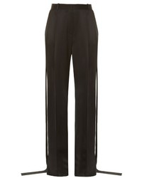 Givenchy Side Tie Wide Leg Cady Trousers