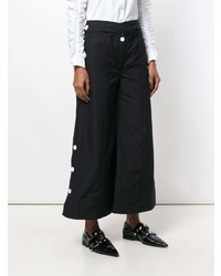 Eudon Choi Tailored Cropped Palazzo Trousers