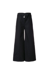 Eudon Choi Tailored Cropped Palazzo Trousers