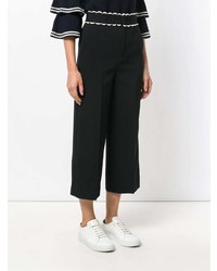 RED Valentino Wide Leg Cropped Trousers