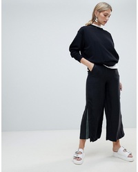 NATIVE YOUTH Wide Leg Trouser With Contrast Flared Panel