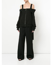 Goen.J Wide Leg Trousers With Lace Side Panels