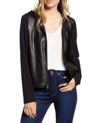 Bailey 44 Angelica Faux Leather Hooded Jacket