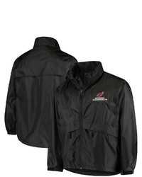 Dunbrooke Black Arizona Cardinals Circle Sportsman Waterproof Packable Full Zip Jacket At Nordstrom
