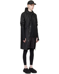 Rains Black Fishtail Jacket